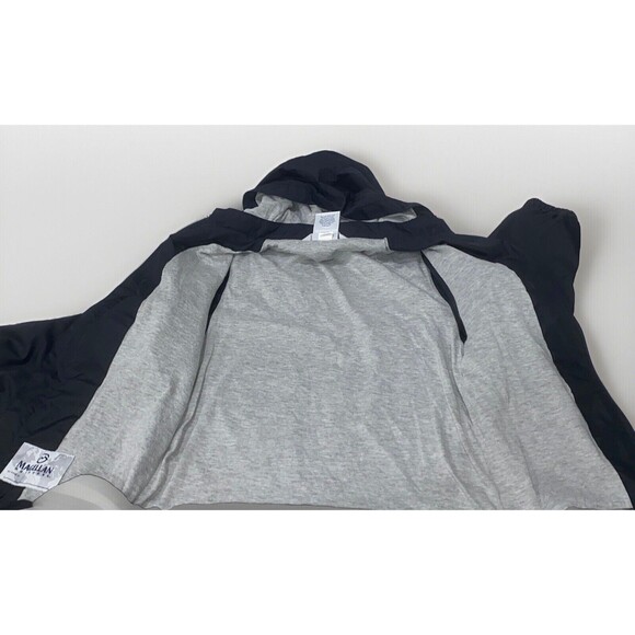 Magellan Windbreaker Rain Hoodie Jacket Youth 8 Full Zip Black with Zipper Lined - Picture 6 of 7